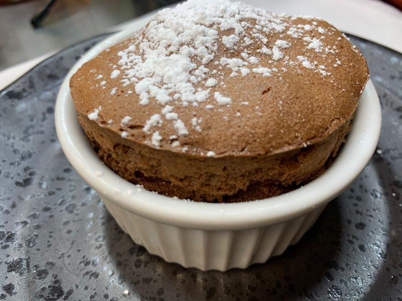 Soufflé de chocolate